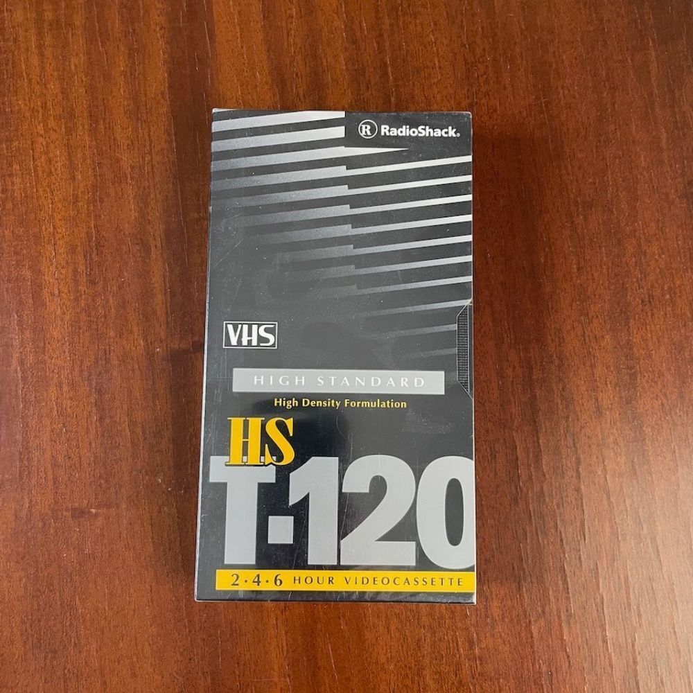 Sealed Blank VHS Tape